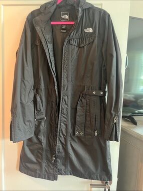 The North Face Women's Black Hooded Trench Coat